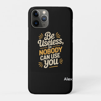Retro sei nutzloser lustiger Spruch iPhone Case-Mate iPhone Hülle