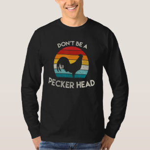 Retro Seien Sie kein Peckerkopfkreuz Alte Schule C T-Shirt