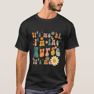 Retro sein Ich Hi ich bin die Krankenschwester RN  T-Shirt