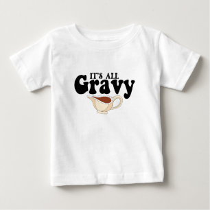 Retro seines ganz Gravy Baby Vintag Fall Erntedank Baby T-shirt