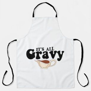 Retro seines ganz Gravy Baby Vintag Fall Erntedank Schürze