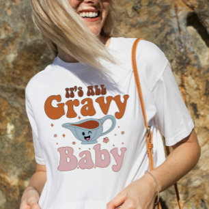 Retro seines ganz Gravy Baby Vintag Fall Erntedank T-Shirt