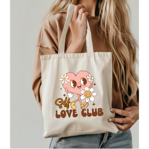 Retro Self Liebe Club Psychische Gesundheit Tragetasche