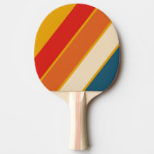 Retro Senf Bold Gestreift