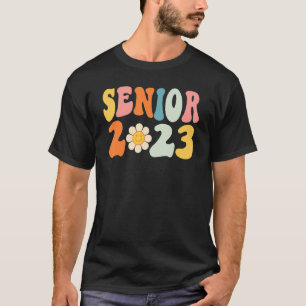 Retro Senior 2023 zurück zur Schulklasse 2023 Gra T-Shirt