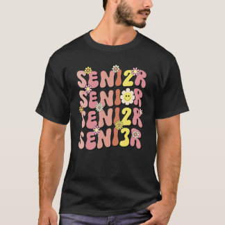 Retro Senior 2023 Zurück zur Schulklasse 2023 Gra T-Shirt