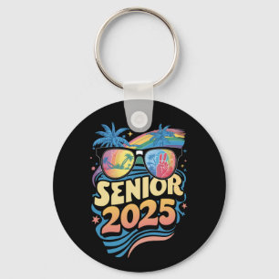 Retro Senior 2025 Abschlussjahrgang 2025 Schlüsselanhänger