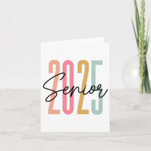 Retro Senior 2025 CL of 2025 High School Graduatio Karte