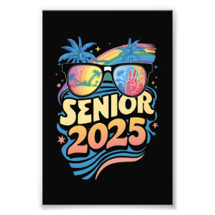 Retro Senior 2025 Class of 2025 Abschluss Fotodruck