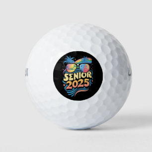 Retro Senior 2025 Class of 2025 Abschluss Golfball