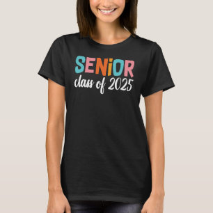 Retro Senior 2025 Zurück zur Schulklasse 2025 Gra T-Shirt