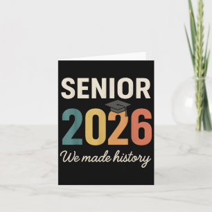 Retro Senior 2026 Abschluss Cl von 2026 Wir machen Karte
