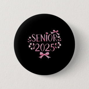 Retro Senior 25 Cl von 2025 Abschluss Coquette But Button