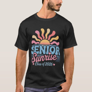 Retro Senior Sunrise 2026 Absolventen von Cl Absch T-Shirt