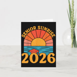 Retro Senior Sunrise 2026 Senioren von Cl Beach Gr Karte