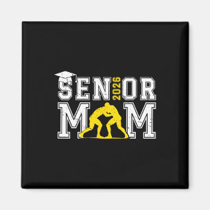 Retro Senior Wrestling-Mutter Abschlussklasse 2026 Magnet
