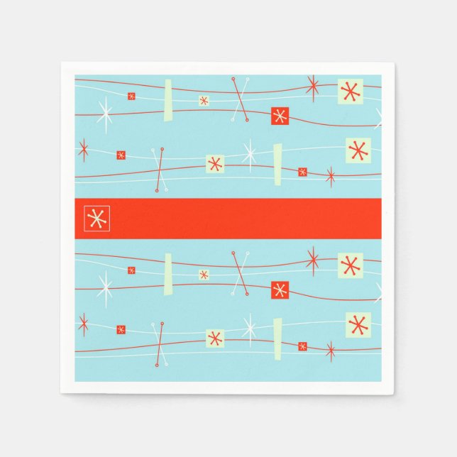 Retro Serviette (Vorderseite)