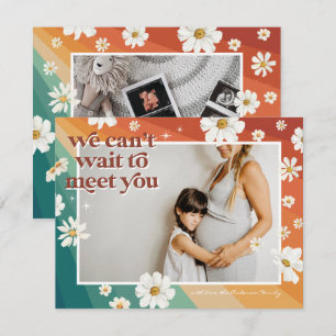 Retro Seventies Boho   Foto Schwangerschaft