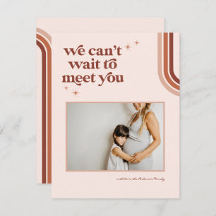 Retro Seventies Boho Foto Schwangerschaft