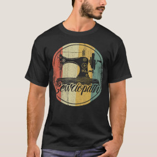 Retro Sewciopath Ich liebe Nähmaschine Nähmaschine T-Shirt