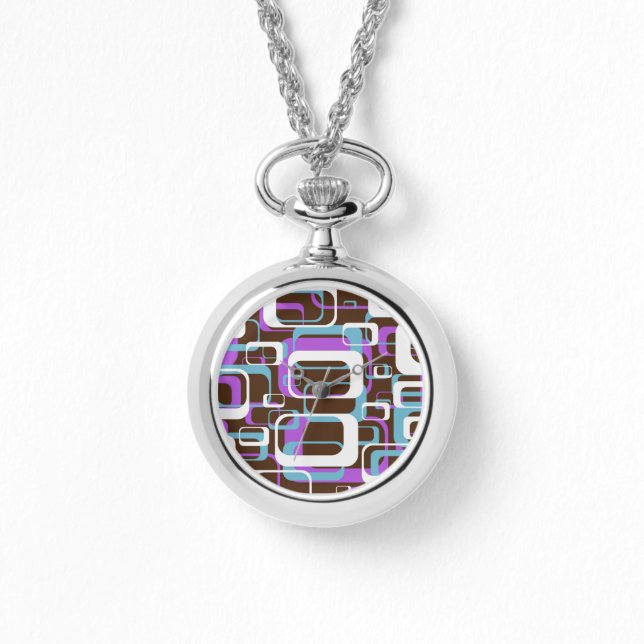 RETRO SHAPES PATTERN ARMBANDUHR (Vorderseite)