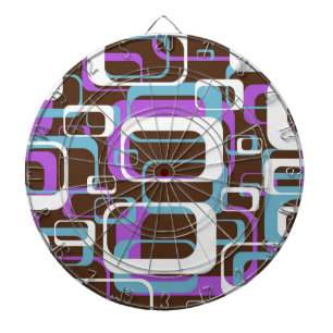 RETRO SHAPES PATTERN DARTSCHEIBE