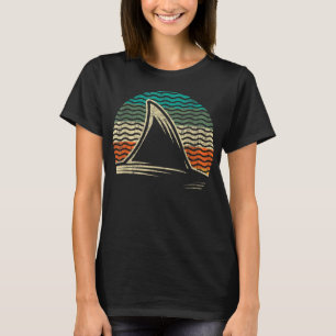 Retro Shark Schwanz - Meeresbiologe Shark Lovers W T-Shirt