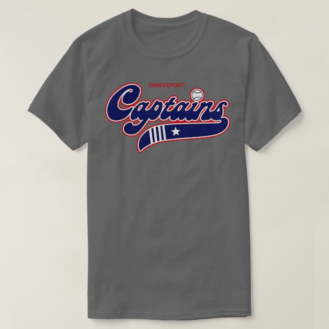 Retro Shendeport Kapitän Baseball der unteren Liga T-Shirt (Design vorne)