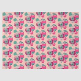 Retro Shiny Brite Ornaments Weihnachten Seidenpapier