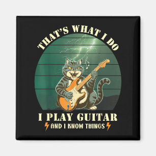 Retro-Shirt Das ist, was Gitarre spielen bedeutet Magnet