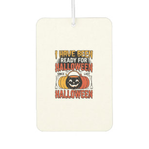 Retro-Shirt mit Halloween-Süßigkeiten-Eimer-Design Autolufterfrischer