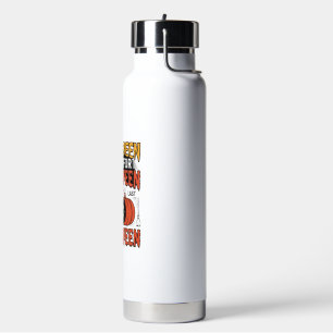 Retro-Shirt mit Halloween-Süßigkeiten-Eimer-Design Trinkflasche