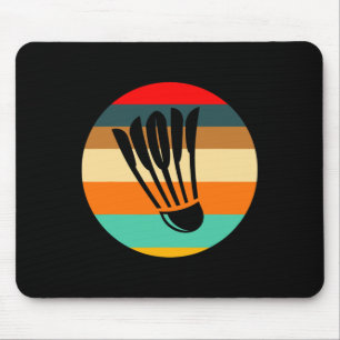 Retro Shuttle Badminton Mousepad
