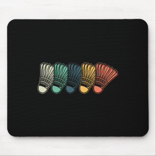 Retro-Shuttle Vintage-Badminton-Spieler-Trainer-Sp Mousepad