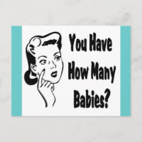 Retro Sie haben wie viele Babys?