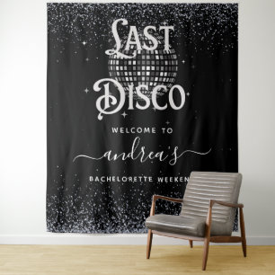Retro Siebziger Jahre letzte Disco Junggesellinnen Wandteppich