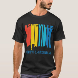 Retro Siebzigerjahre Art-Asheville-North Carolina Hoodie