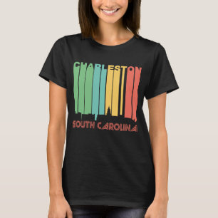 Retro Siebzigerjahre Art Charleston South Carolina T-Shirt