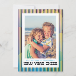 Retro Silvesterkauerkarte Feiertagskarte