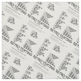 Retro Simse International Morse Code Geek Spaß Stoff