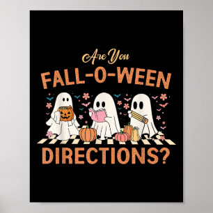Retro sind Sie fallen an Ween Anleitung Lehrer Hal Poster