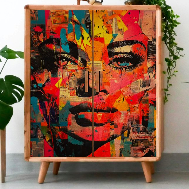 Retro-Sinnliche Frauendekoupage Seidenpapier (Von Creator hochgeladen)