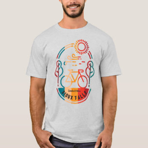 Retro Sioux Falls Bike Trail T-Shirt