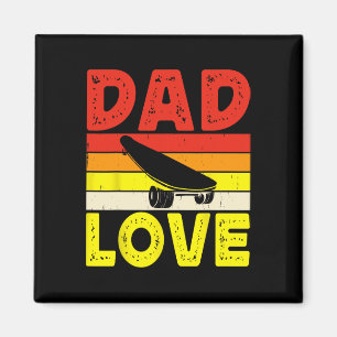 Retro-Skateboard-Silhouette Skateboarder Skate  Magnet