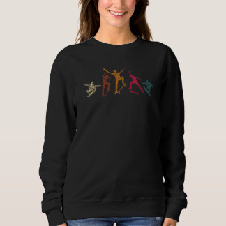 Retro Skateboard Skateboard Skateboard Skater Sweatshirt
