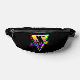 Retro Skateboardfahrer Skater Bauchtasche