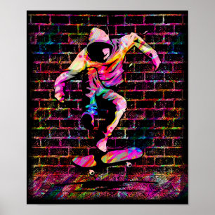 Retro-Skater - Skateboard - Vintages Skateboard Poster