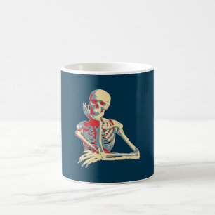 Retro Skeleton Kaffeetasse