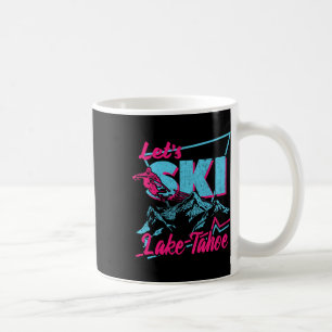 Retro-Ski-Bekleidung 80er 90er Lake Tahoe Kaffeetasse