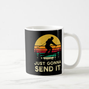 Retro Ski Geschenke Gonna senden es Meme Funny Ski Kaffeetasse